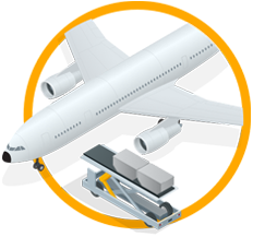 dibujo de transporte aereo